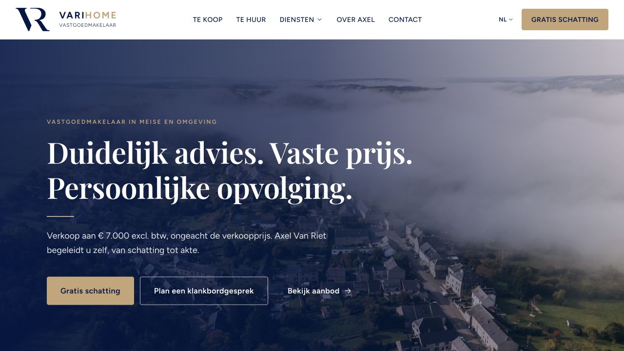 Varihome — Vastgoed, met een persoonlijk gezicht.